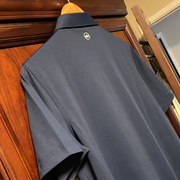Brand New Peter Millar Crown Crafted Royal Blue Stretch Comfort Golf ⛳ Polo 👕! - Picture 7 of 13